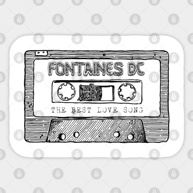 Fontaines dc Sticker by Homedesign3